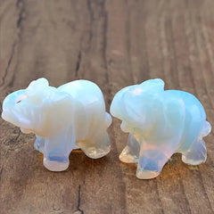 1.5'' Elephant Crystal Art