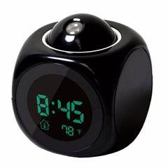 Chic Skyline Projection Alarm Clock