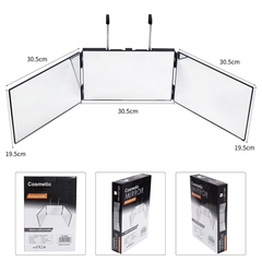 Tri-Fold LED Vanity Mirror