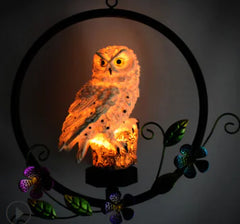 Solar Owl LED Hanging Light