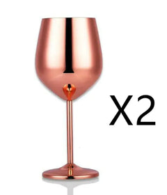 Premium Stainless Steel Wine Glass – Durable, Unbreakable Drinkware for Home & Outdoor Entertaining