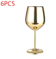 Premium Stainless Steel Wine Glass – Durable, Unbreakable Drinkware for Home & Outdoor Entertaining