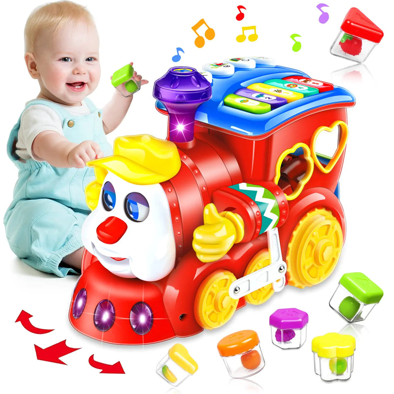 🚂 Musical Learning Train for Curious Little Crawlers