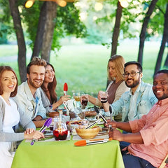 5PCS 7″ Silicone Tip Kitchen Tongs