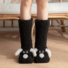 Women’s Plush Floppy-Ear Dog Socks