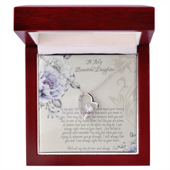 Forever Love Necklace - Share this Stunning Necklace as a reminder that she is Forever in your Heart!