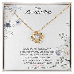 Ties That Bind the Heart - Love Knot Necklace