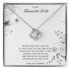 Ties That Bind the Heart - Love Knot Necklace