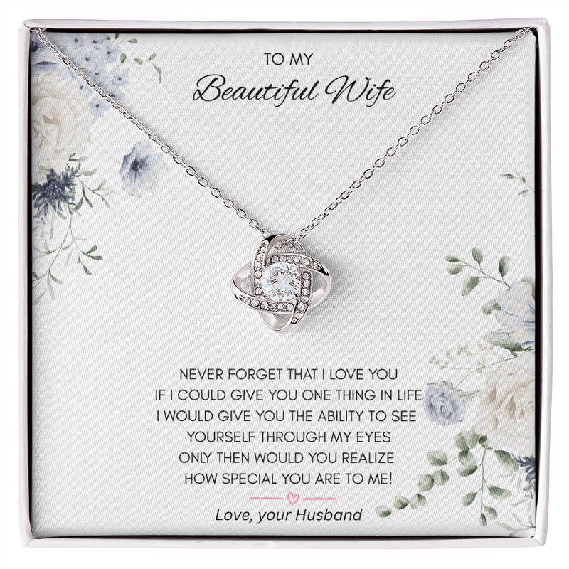 Ties That Bind the Heart - Love Knot Necklace