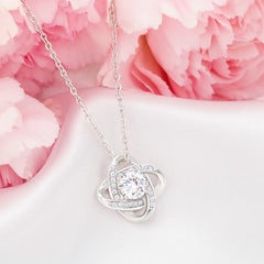 Ties That Bind the Heart - Love Knot Necklace