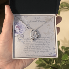 Forever Love Necklace - Share this Stunning Necklace as a reminder that she is Forever in your Heart!