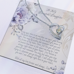 Forever Love Necklace - Share this Stunning Necklace as a reminder that she is Forever in your Heart!
