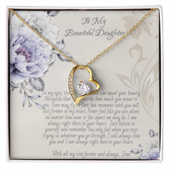 Forever Love Necklace - Share this Stunning Necklace as a reminder that she is Forever in your Heart!