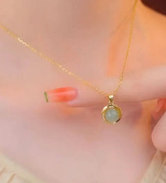 S925 Silver Plated Natural Southern Red Agate Necklace