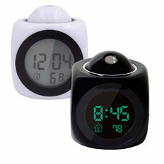 Chic Skyline Projection Alarm Clock