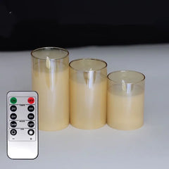 Flameless LED Pillar Candles