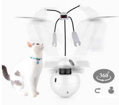 Interactive Laser Tumbler Robot Cat Toy - Automatic Self-Rolling Pet Entertainment