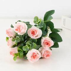 Artificial Rose and Peony Bouquet for Home Decor