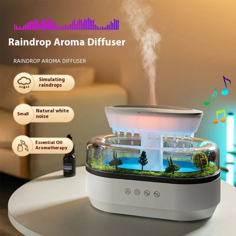 Micro Landscape Raindrop Aroma Diffuser Humidifier