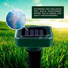 Solar Outdoor Pest Repellent with 5,000 Feet Range