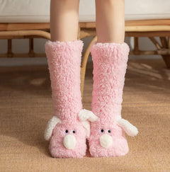 Women’s Plush Floppy-Ear Dog Socks